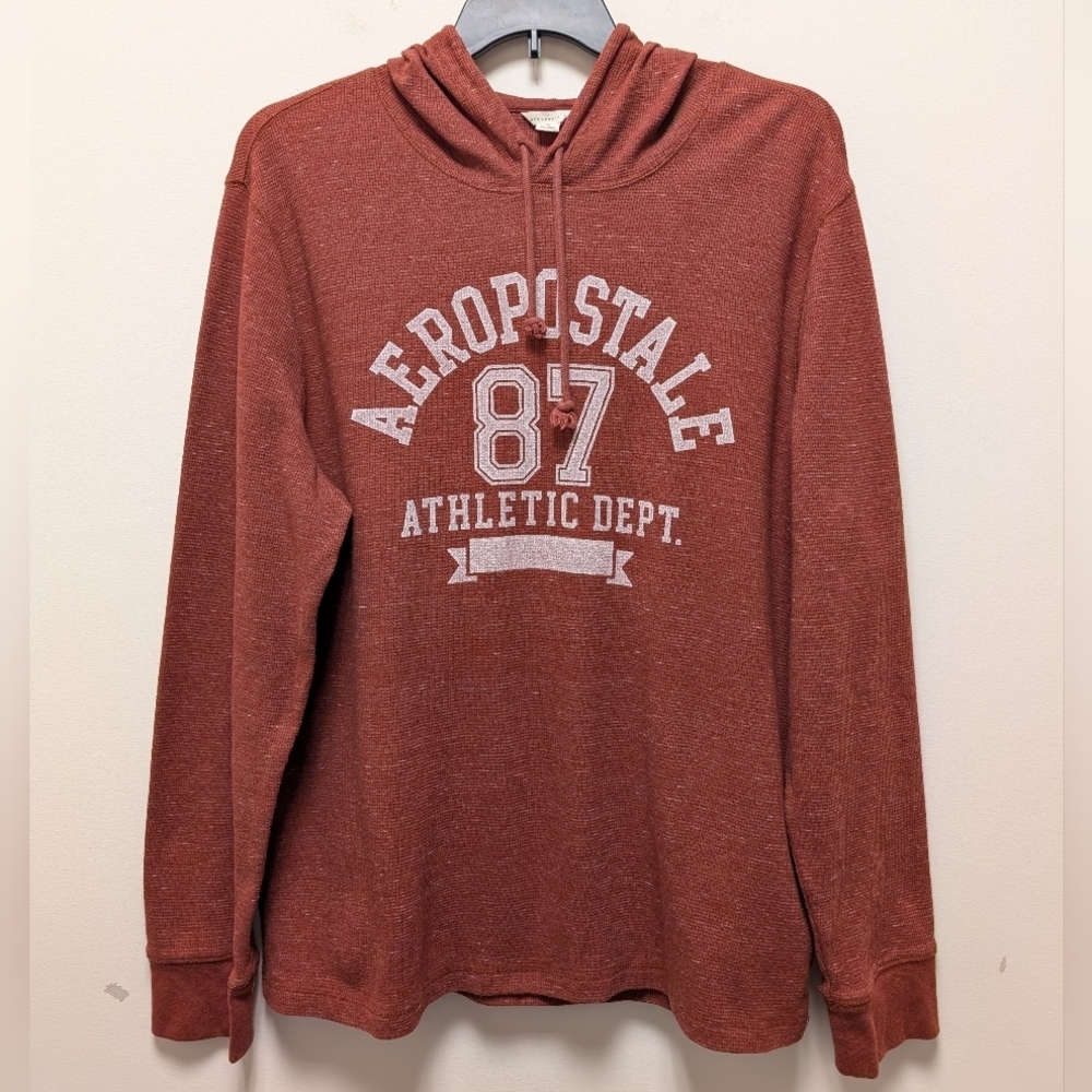 Aeropostale Athletic Dept Thermal Pullover Hoodie Men's XL - Picture 8 of 14